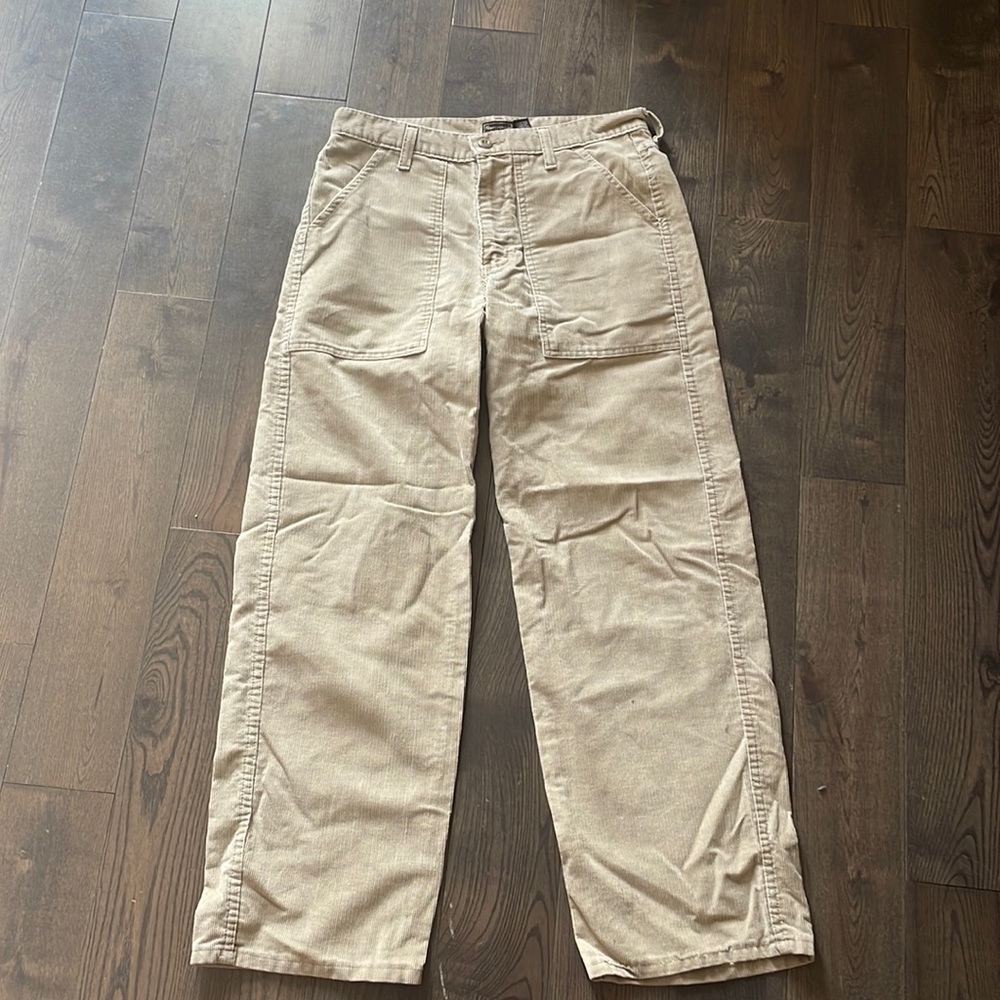 Vintage Abercrombie Pants, one of the back buttons is missing